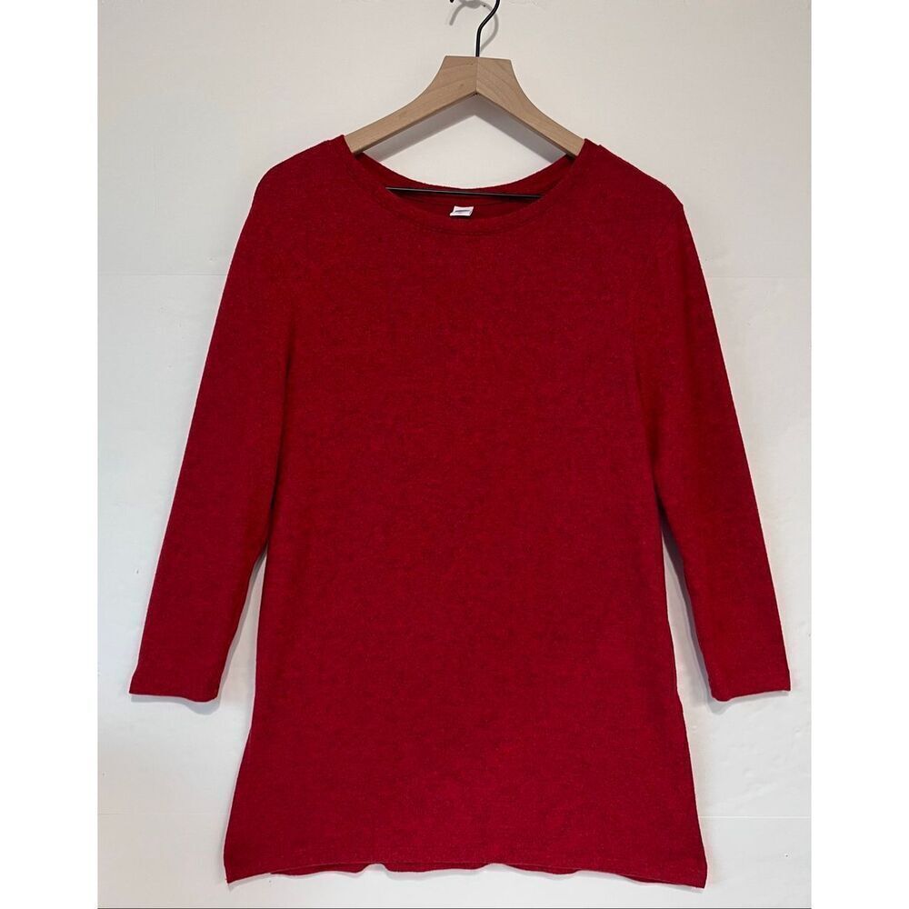 Old Navy Red Heather Tunic Top Size M